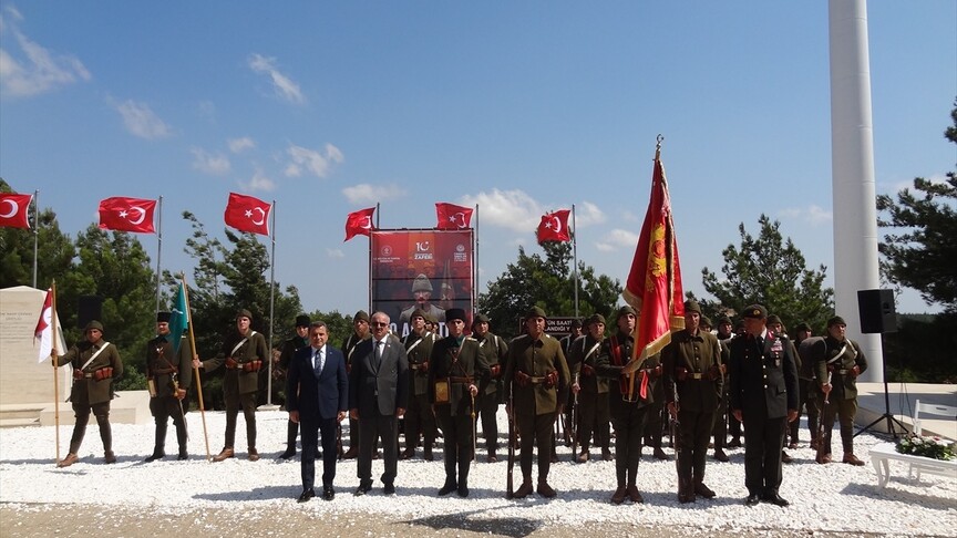 Tarihi Gelibolu Yarımadası'nda Anafartalar Zaferi'nin 111. yıl dönümü töreni düzenlendi haber görseli