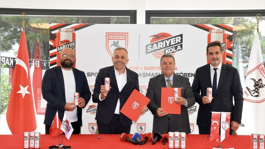 Samsunspor, Sarıyer Kola ile sponsorluk anlaşması imzaladı haber görseli