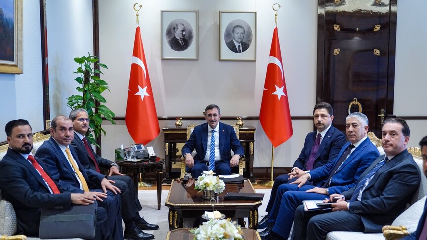 Cumhurbaşkanı Yardımcısı Yılmaz, Irak Federal Yolsuzlukla Mücadele Komisyonu Başkanı Lami'yi kabul etti haber görseli
