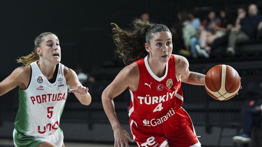 A Milli Kadın Basketbol Takımı, hazırlık maçında Portekiz'i 63-51 yendi haber görseli