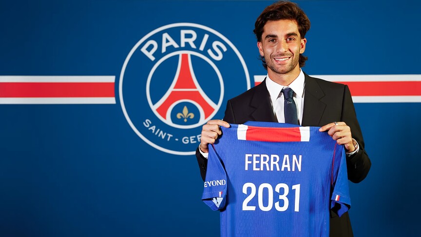 Paris Saint-Germain, Barcelona'dan Ferran Torres'i transfer etti haber görseli