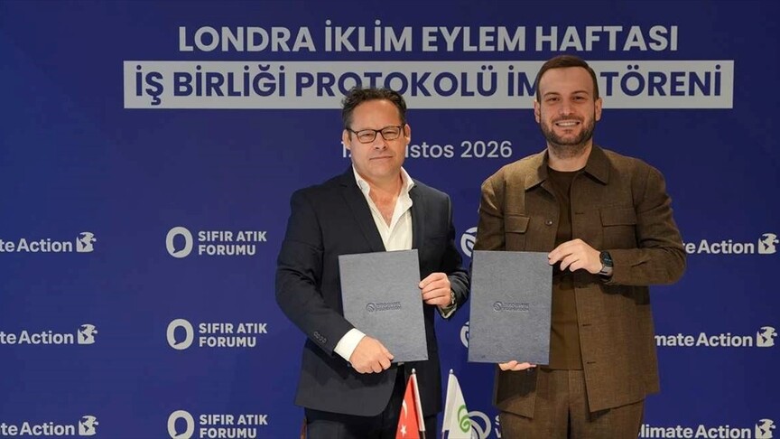 Sıfır Atık Vakfı ile Londra İklim Eylem Haftası'ndan işbirliği protokolü haber görseli