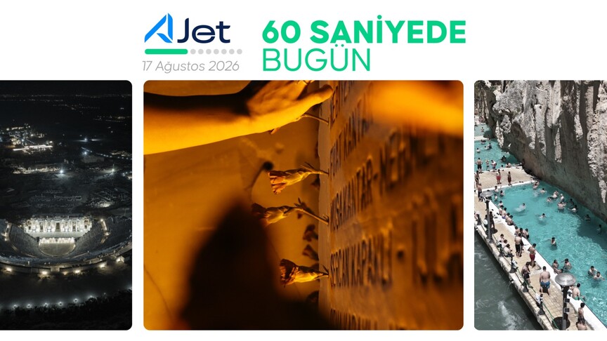 60 saniyede bugün (17 Ağustos 2026) haber görseli