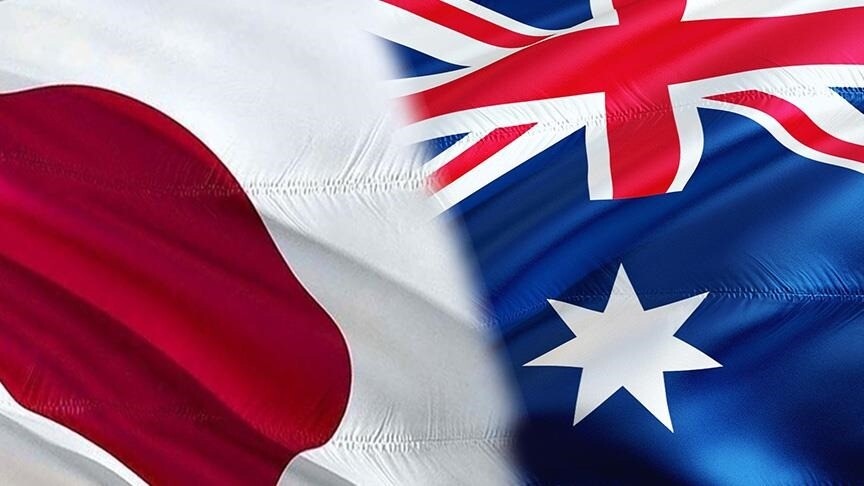 Australian and Japanese defense chiefs discuss joint military training, operations, and technology sharing; Koizumi calls missile test site use a 'groundbreaking development'.