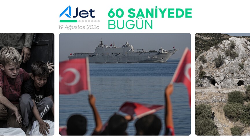 60 saniyede bugün (19 Ağustos 2026) haber görseli