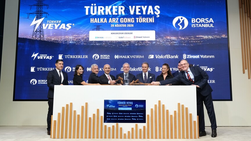 Borsa İstanbul'da gong Türker Vangölü Enerji Yatırım AŞ için çaldı haber görseli