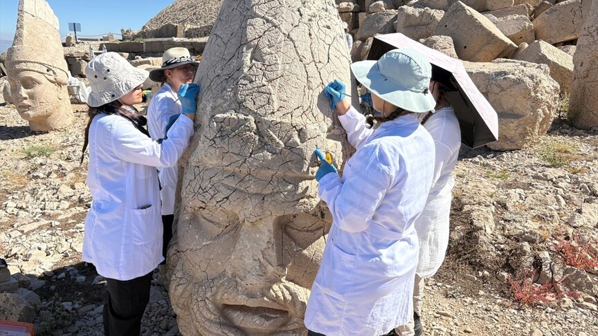 Nemrut Dağı'nda kapsamlı koruma çalışmaları sürüyor haber görseli