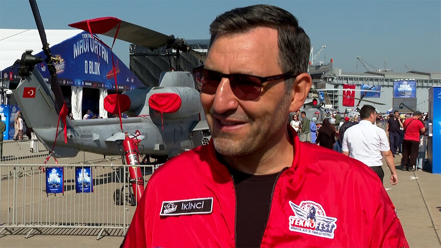 ROKETSAN Genel Müdürü Murat İkinci TEKNOFEST Mavi Vatan'da AA'ya konuştu haber görseli