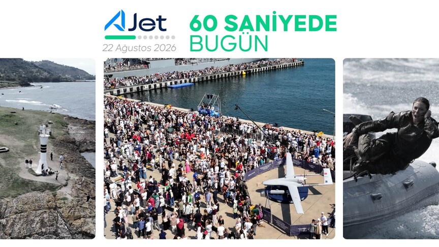 60 saniyede bugün (22 Ağustos 2026) haber görseli