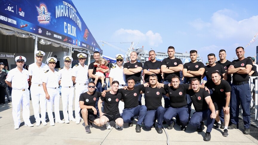 "TEKNOFEST Mavi Vatan"da Halat Çekme Yarışması'nın finali yapıldı