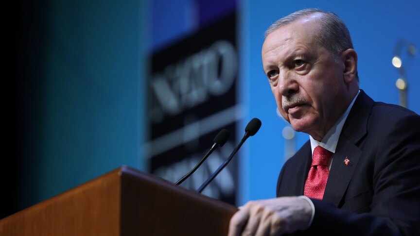 أردوغان يبحث مع رئيس وزراء ليتوانيا العلاقات الثنائية