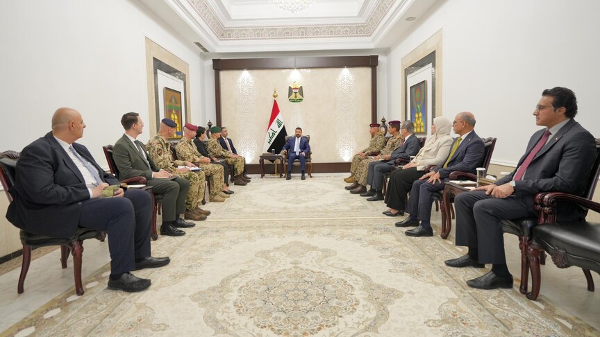 العراق وألمانيا يبحثان التعاون العسكري وانسحاب قوات التحالف