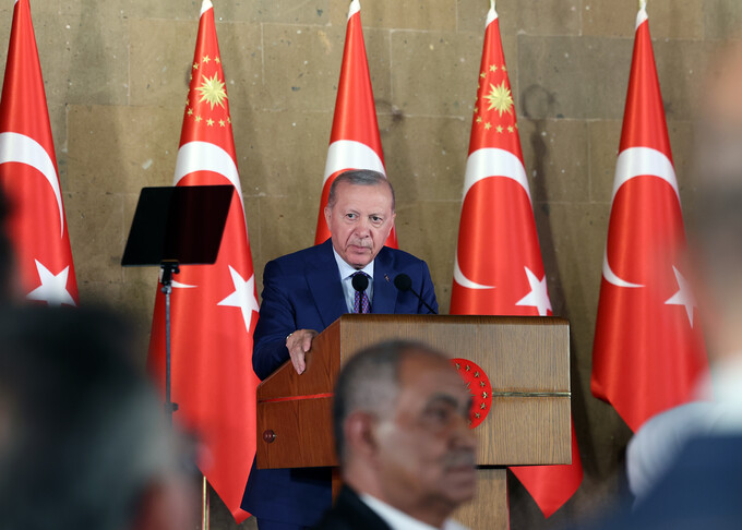 Presidenti Erdogan  Turqia do të qëndrojë në rrugën e zhvillimit pavarësisht konflikteve rajonale