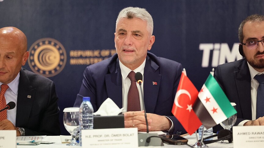 Ticaret Bakanı Bolat, Şam'da ikili görüşmelerde bulundu haber görseli