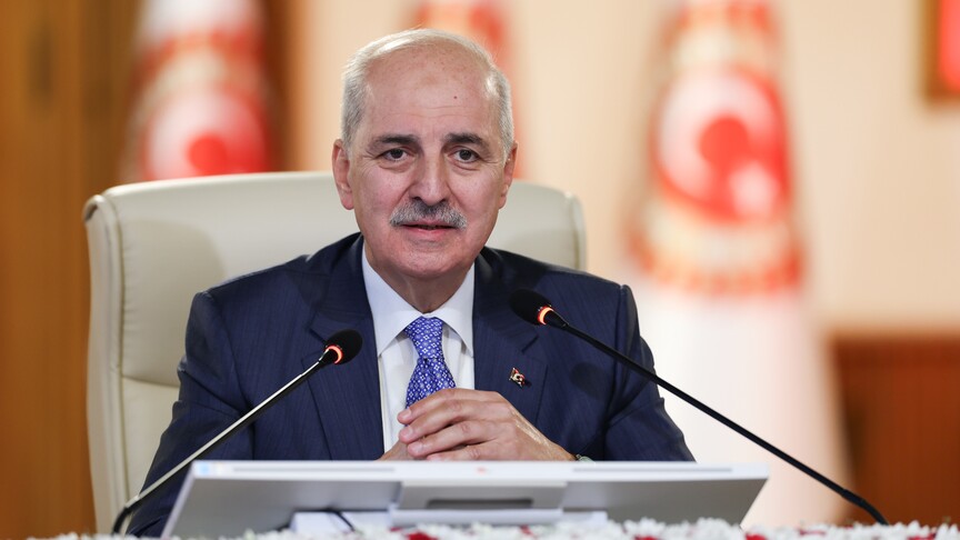 TBMM Başkanı Kurtulmuş: Güçlü ve büyük Türkiye'yi hep birlikte inşa edeceğiz haber görseli