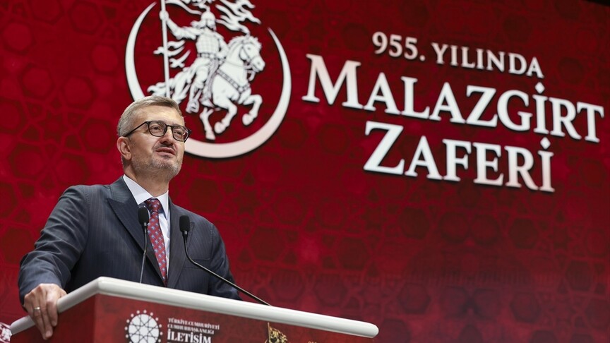 İletişim Başkanı Duran: 1071 yılında Malazgirt Ovası'nda kurulan birlik bugün de bu milletin mayasını oluşturmaktadır haber görseli
