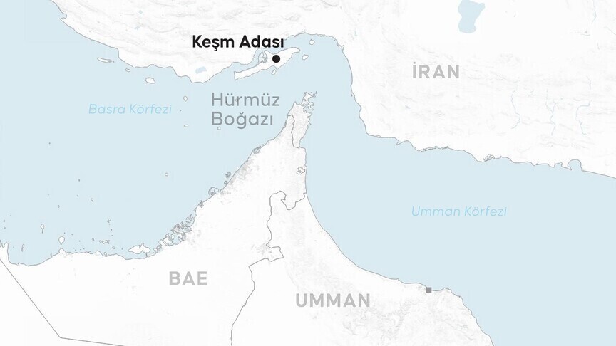 Hürmüz Boğazı üzerindeki Keşm Adası'nın çevresinde 5'ten fazla patlama sesi duyuldu haber görseli