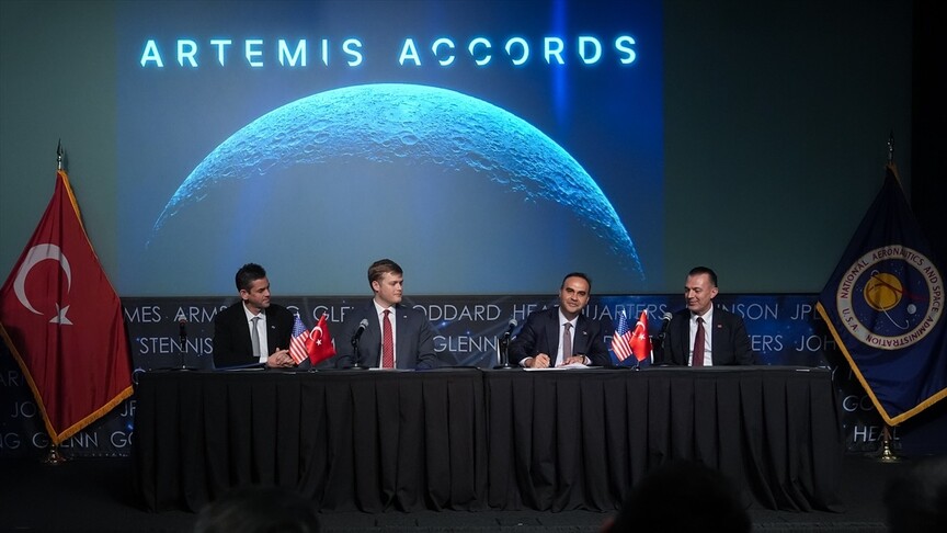 Türkiye, uluslararası uzay işbirliği programı Artemis Anlaşmaları'na imza attı haber görseli