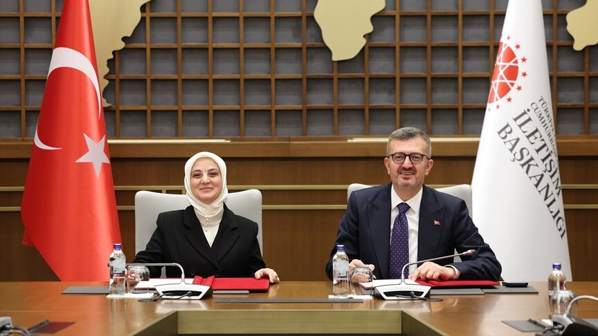 İletişim Başkanlığı ile Afrika El Sanatları ve Kültür Evi Derneği arasında işbirliği protokolü haber görseli