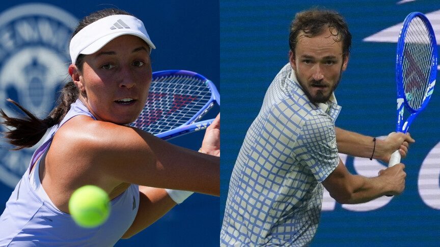 ABD Açık'ta Jessica Pegula ve Daniil Medvedev, üçüncü tura çıktı haber görseli