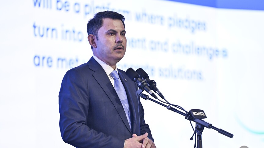 Bakan Kurum: Asıl mesele, yaşanabilir bir dünyayı gelecek nesillere bırakmak haber görseli