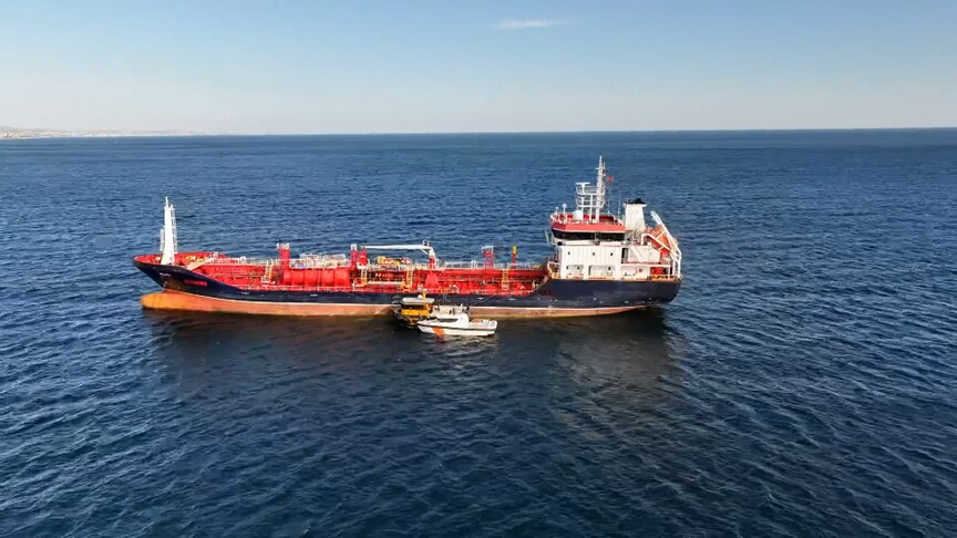 Silivri açıklarındaki kazada batan geminin yeri tespit edildi haber görseli