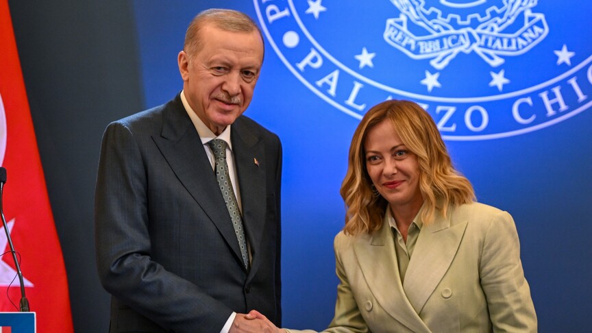 Cumhurbaşkanı Erdoğan İtalya Başbakanı Meloni'yi tebrik etti haber görseli