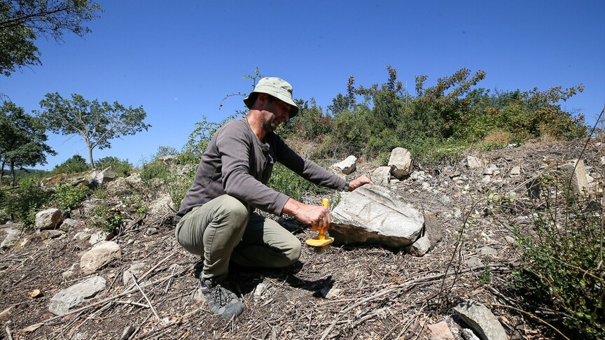 Roma İmparatoru Hadrianus'un avlandığı bölgede kurduğu kentte kazılar başladı haber görseli