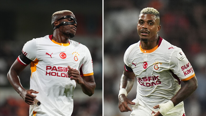 Galatasaray'dan Osimhen ve Lemina'nın sağlık durumuyla ilgili açıklama haber görseli