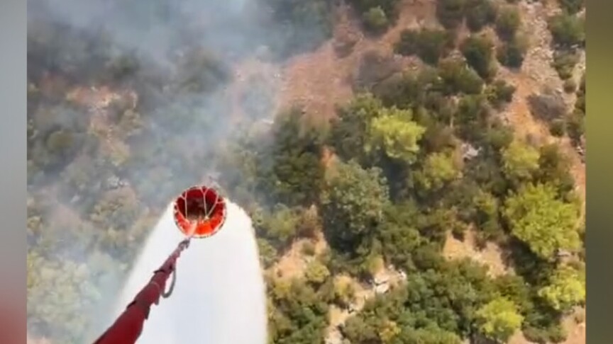 Antalya'da orman yakınında çıkan yangın kontrol altına alındı haber görseli