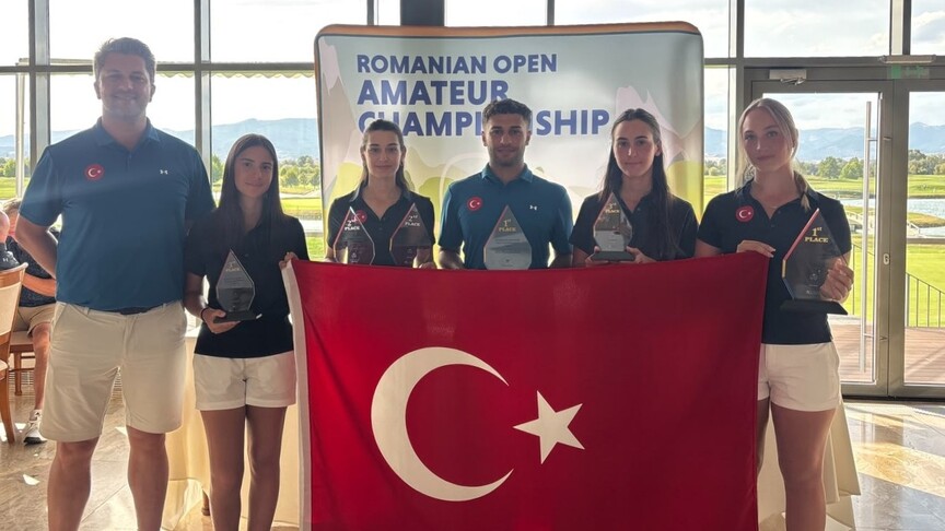 Romanya Amatör Açık Turnuvası'nda milli golfçülerden 2 şampiyonluk haber görseli