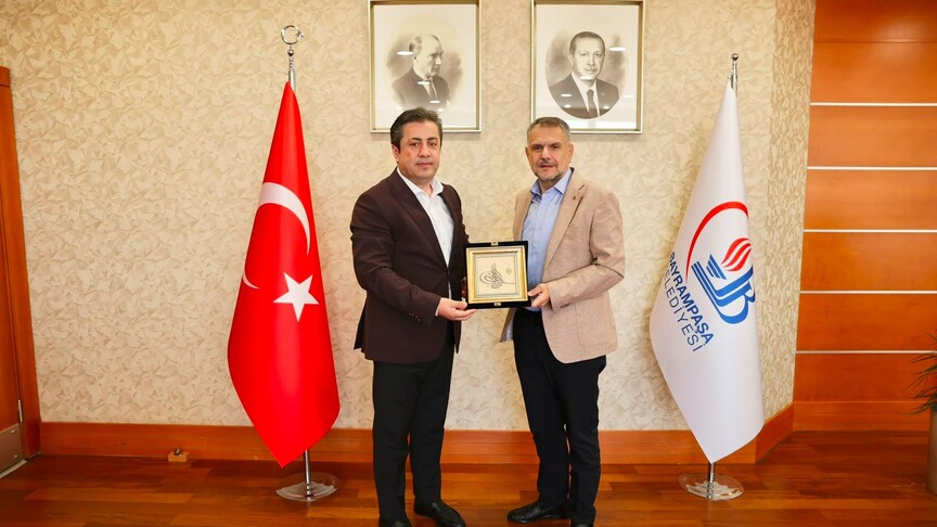 MİKSEN Genel Başkanı Çiçek, Bayrampaşa Belediye Başkan Vekili Akın'ı ziyaret etti haber görseli