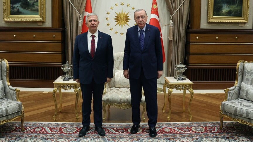 Cumhurbaşkanı Erdoğan ABB Başkanı Yavaş'ı kabul etti haber görseli