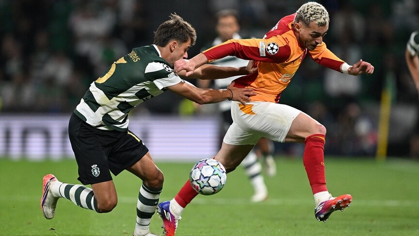 Galatasaray, öne geçtiği maçta Sporting'e 3-1 mağlup oldu haber görseli