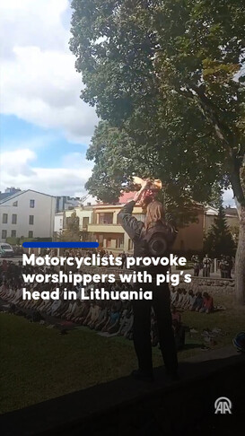 Pig's head reportedly brought during Friday prayer at Lithuania's Kaunas mosque - Anadolu Ajansı