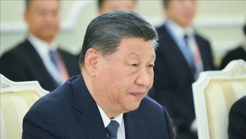 Photo: Anadolu Ajansı China's Xi urges BRICS to help advance peace in Middle East