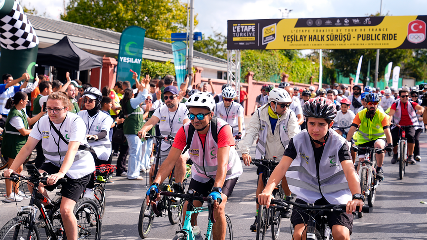 Yeşilay-L'Etape Türkiye by Tour de France Halk Sürüşü İstanbul'da yapıldı haber görseli