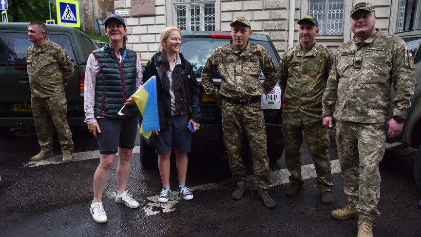 British soldier killed in 'road traffic incident' in Ukraine