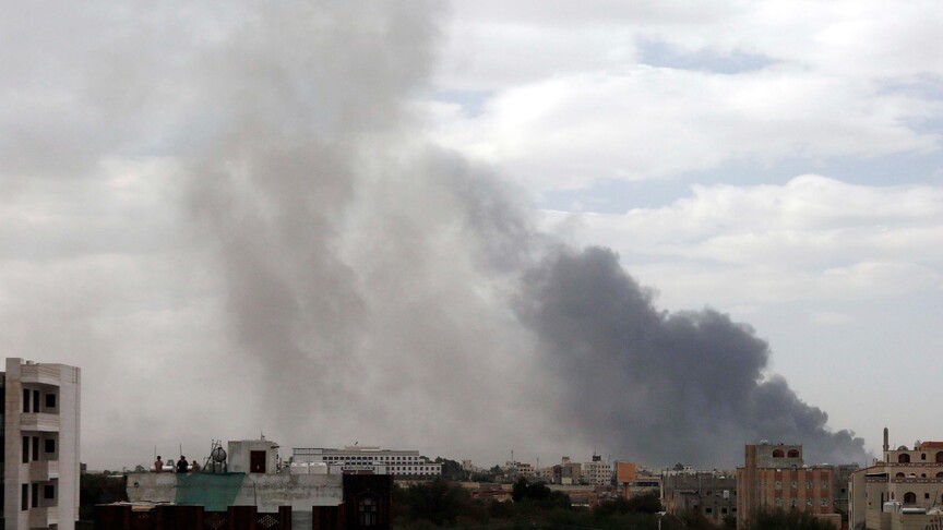 Hava saldırıları Yemen'in Marib bölgesindeki Husi silah depolarını hedef aldı