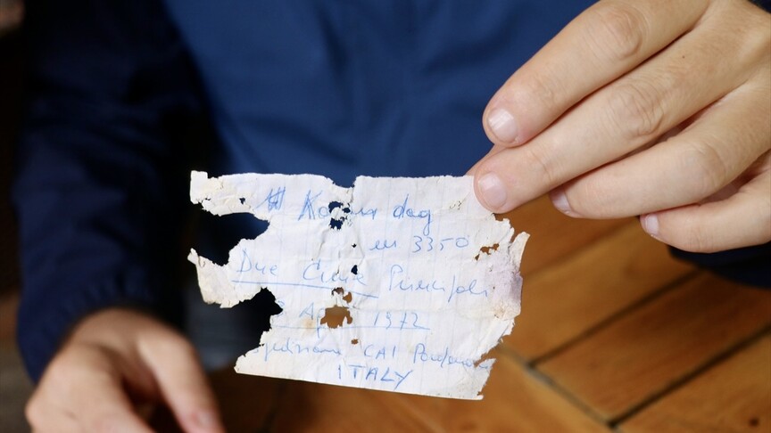 Türk dağcılar yarım asır önce Kaçkar Dağları'nın zirvelerine bırakılan notların izinde haber görseli