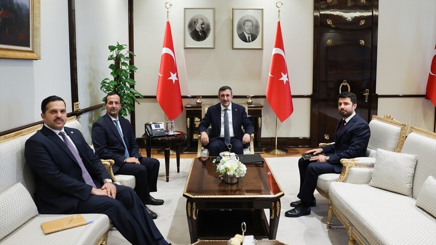 Cumhurbaşkanı Yardımcısı Yılmaz, Kuveyt'in Ankara Büyükelçisi Al-Shabo'yu kabul etti haber görseli