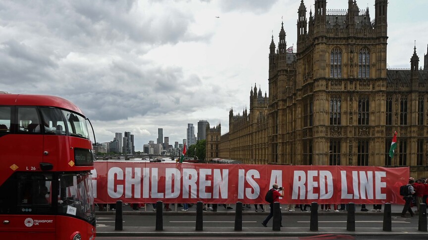 UK will 'no longer stand by' as children killed in Gaza, says first secretary of state