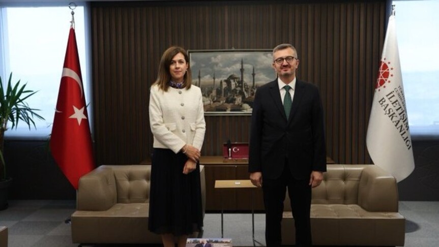 İletişim Başkanı Duran, Maputo Büyükelçisi Ayça Oşafoğlu İnam ile görüştü
