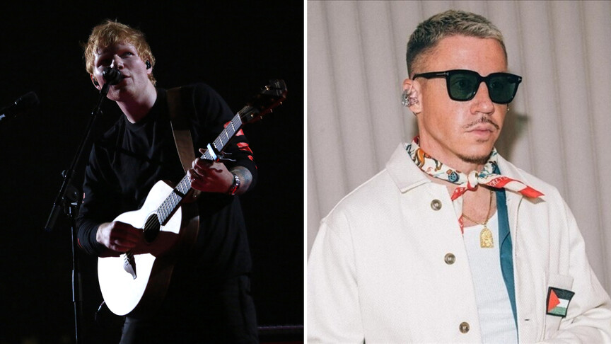 Rapçi Macklemore krizinde yoğun tepki alan ve sessiz kalan İngiliz şarkıcı Sheeran'dan açıklama haber görseli