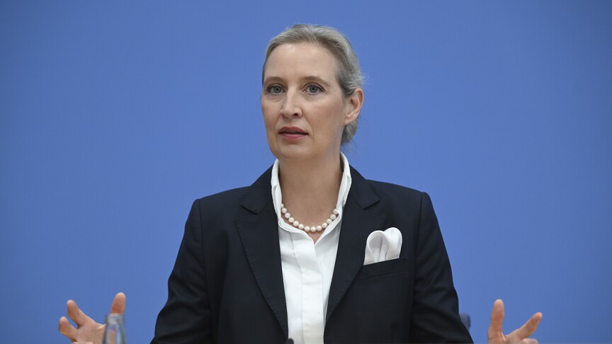 AfD'nin Eş Genel Başkanı Weidel, partisinin CDU'nun yerini aldığını söyledi
