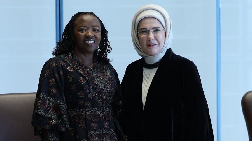 Emine Erdoğan, Kenya Cumhurbaşkanı'nın eşi Rachel Ruto ile görüştü haber görseli