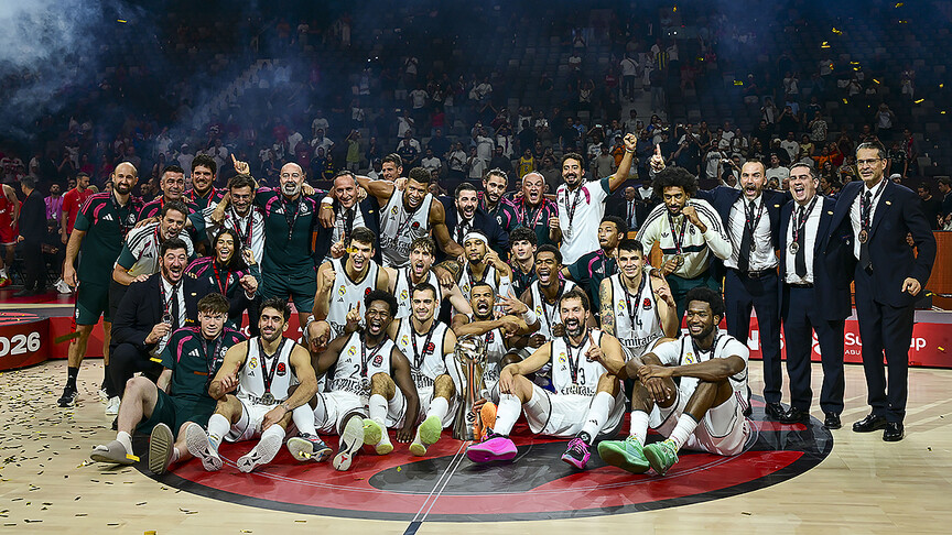 Basketbol Avrupa Ligi'nin en çok kazananı Real Madrid