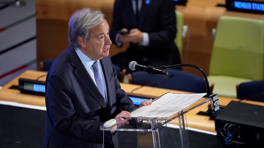 Guterres, iklim değişikliği önlemleri konusunda "kaybedecek tek bir anın bile olmadığını" belirtti