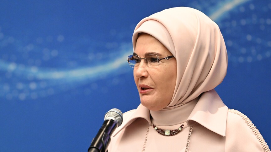 Report: Turkish first lady hopes President Erdogan’s UN appeal for peace resonates with global conscience