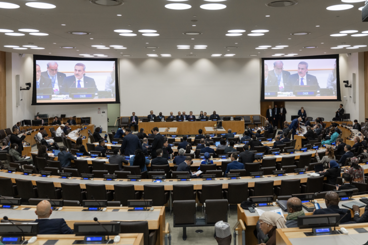 Turkish Foreign Minister Chairs OIC Coordination Meeting in New York